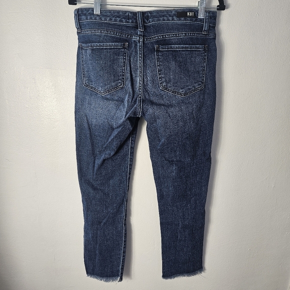 Kut from the Kloth Reese ankle straight leg‎ jeans size 4 - Picture 4 of 8